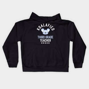 Koalafied Third Grade Teacher - Funny Gift Idea for Third Grade Teachers Kids Hoodie